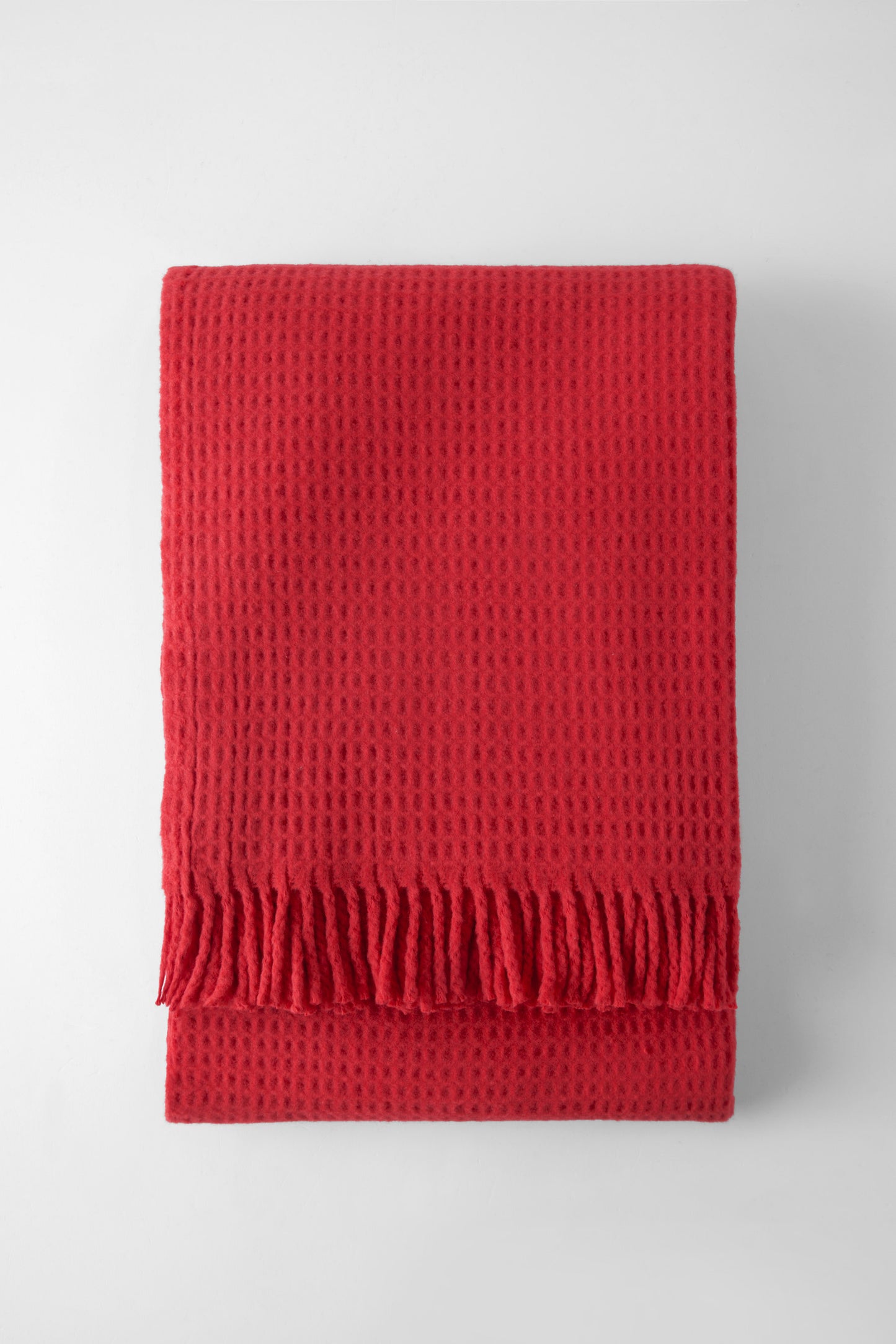 Jeté Basic gauffré grenat