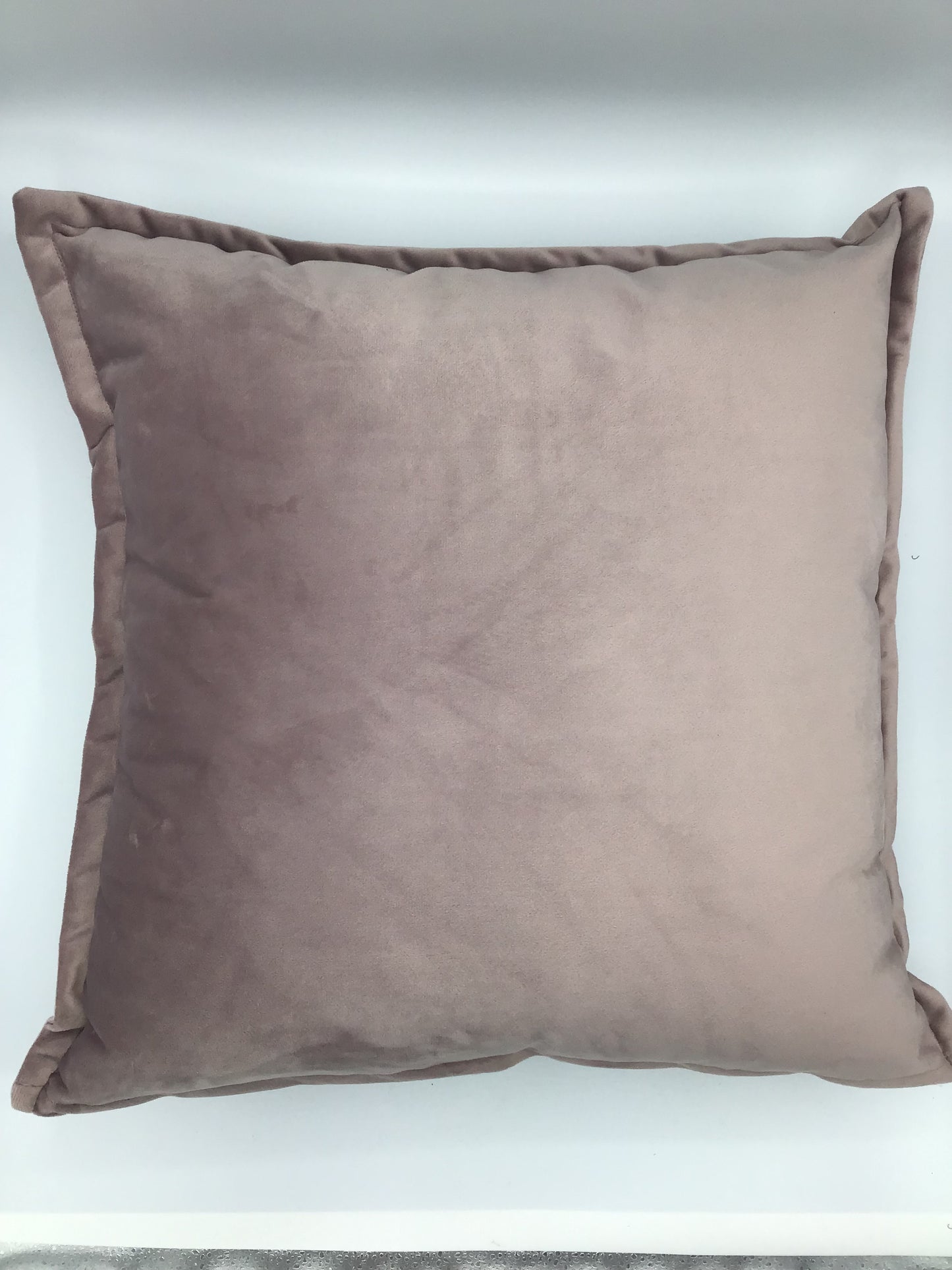 Coussin Velours Rose-Mauve