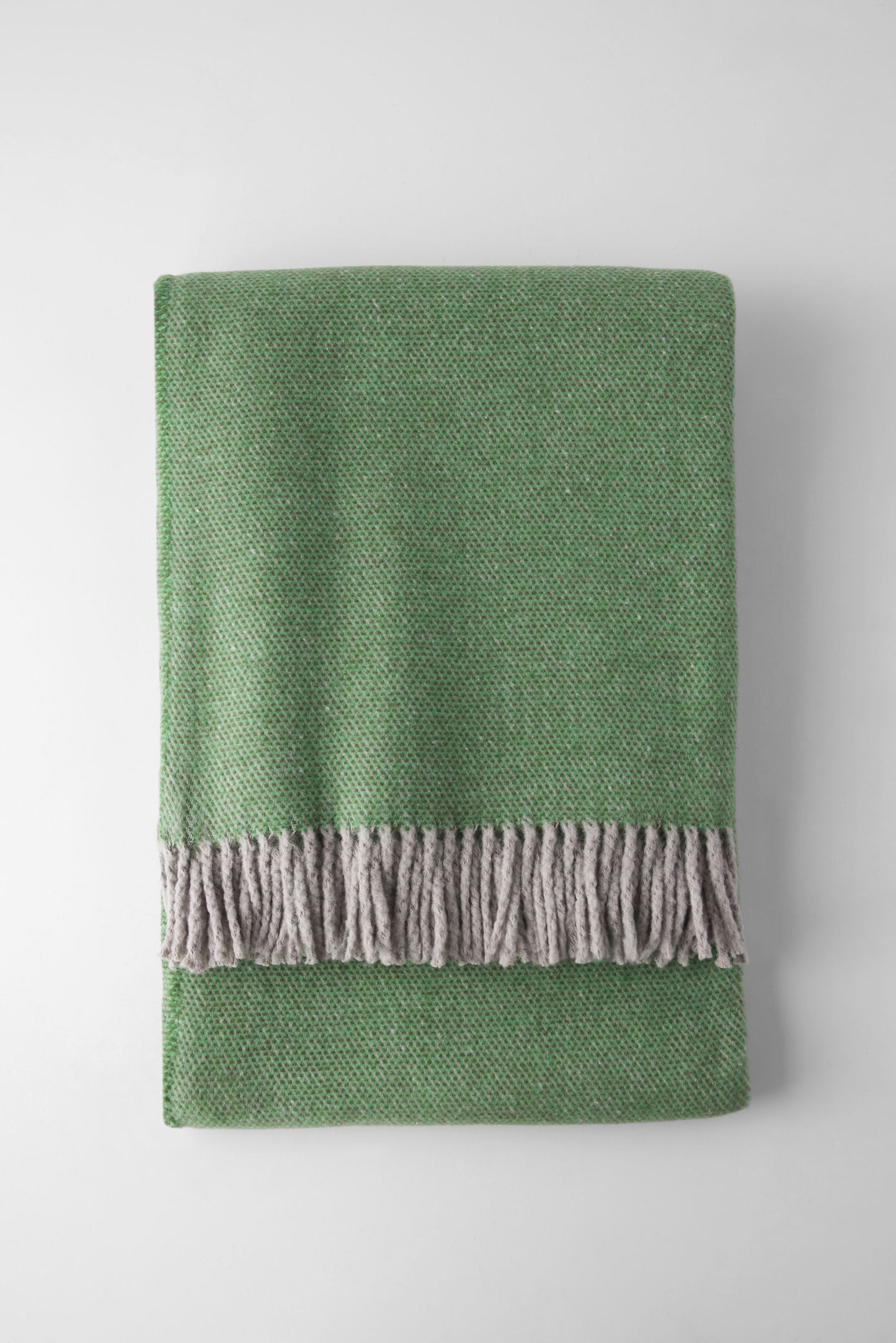 Jade forest green decorative throw