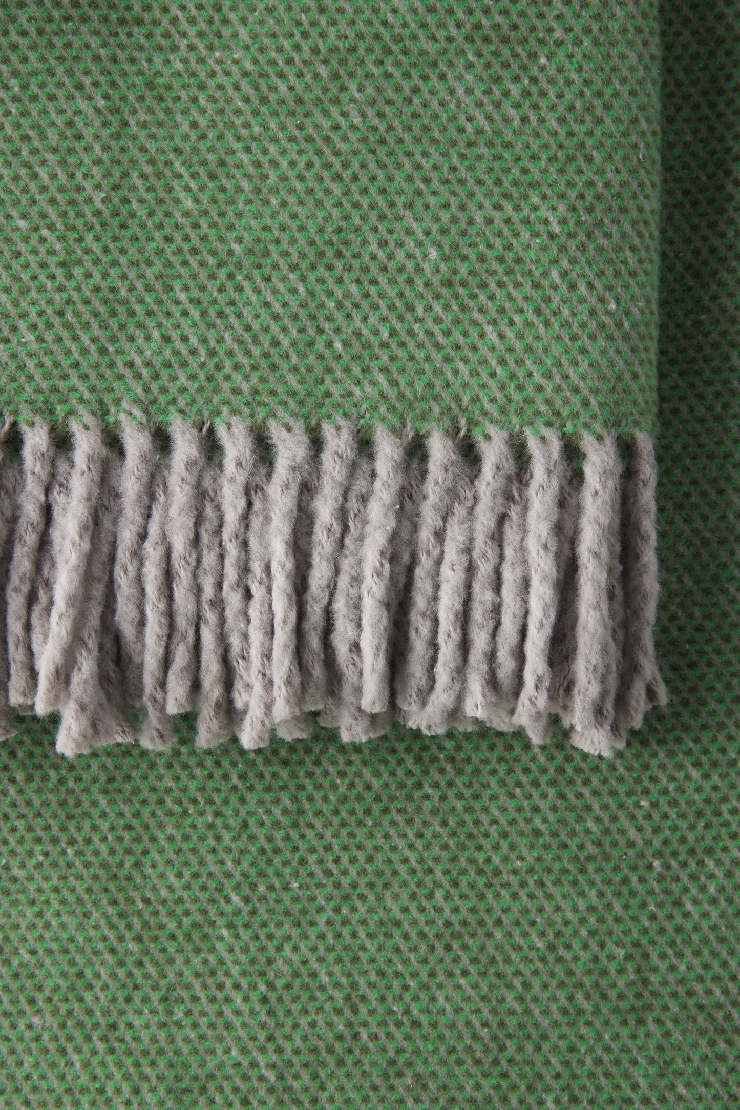 Jade forest green decorative throw
