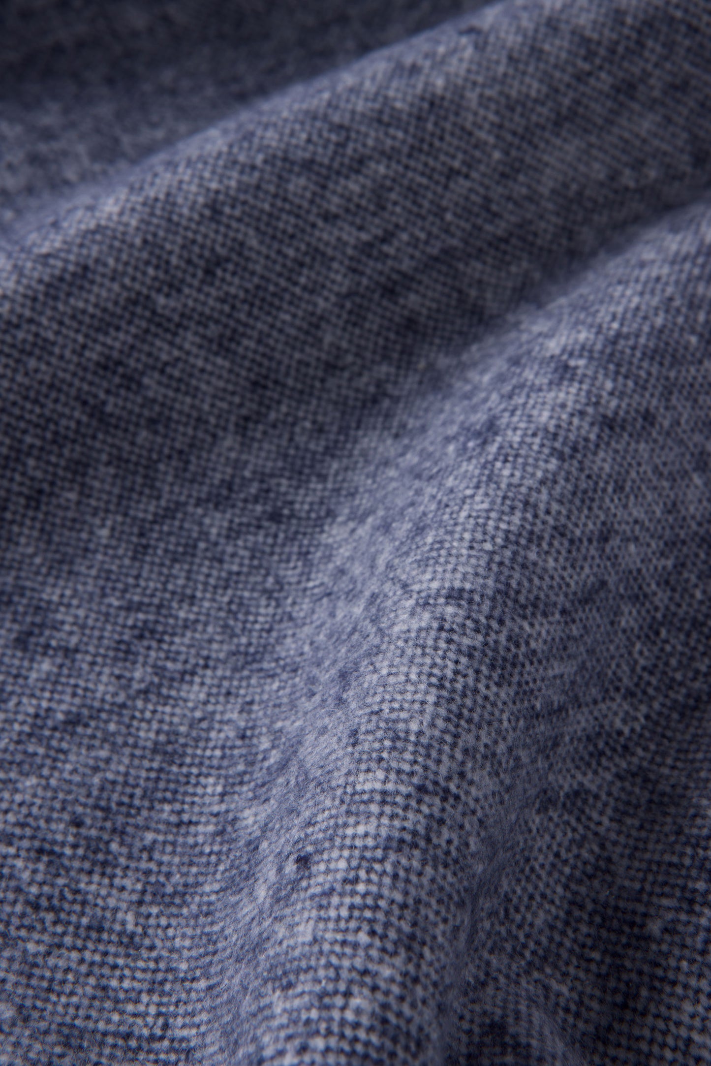 Dark Blue Linen Decorative Throw
