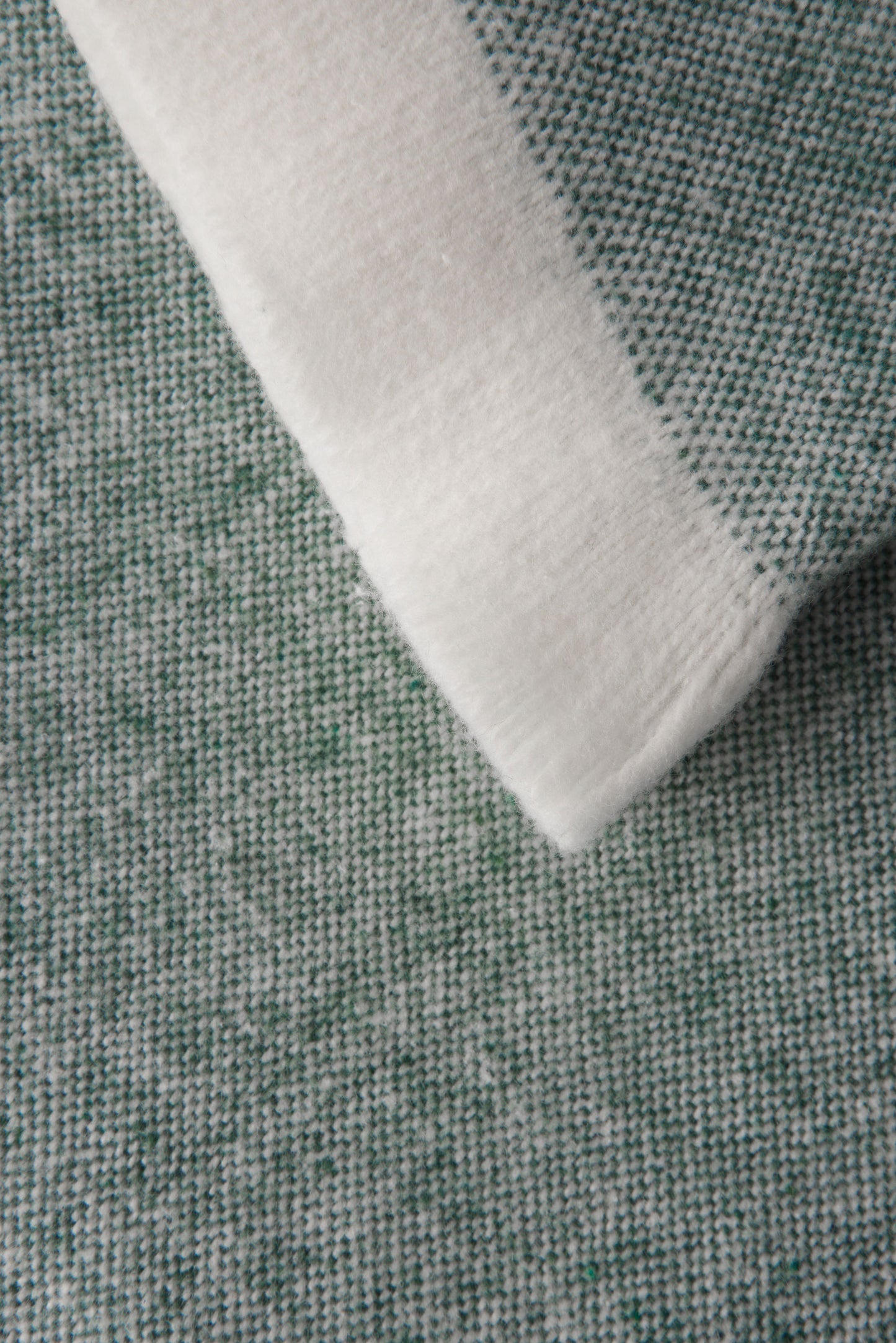 Jeté décoratif Linen vert bouteille