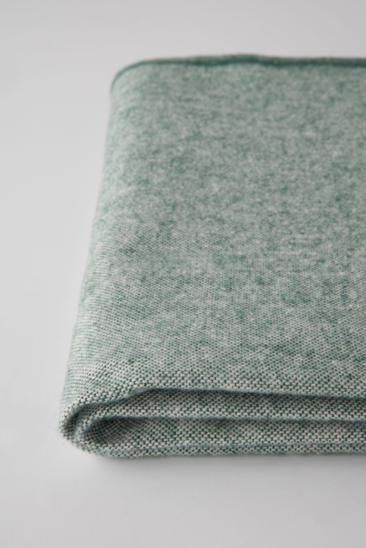 Jeté décoratif Linen vert bouteille