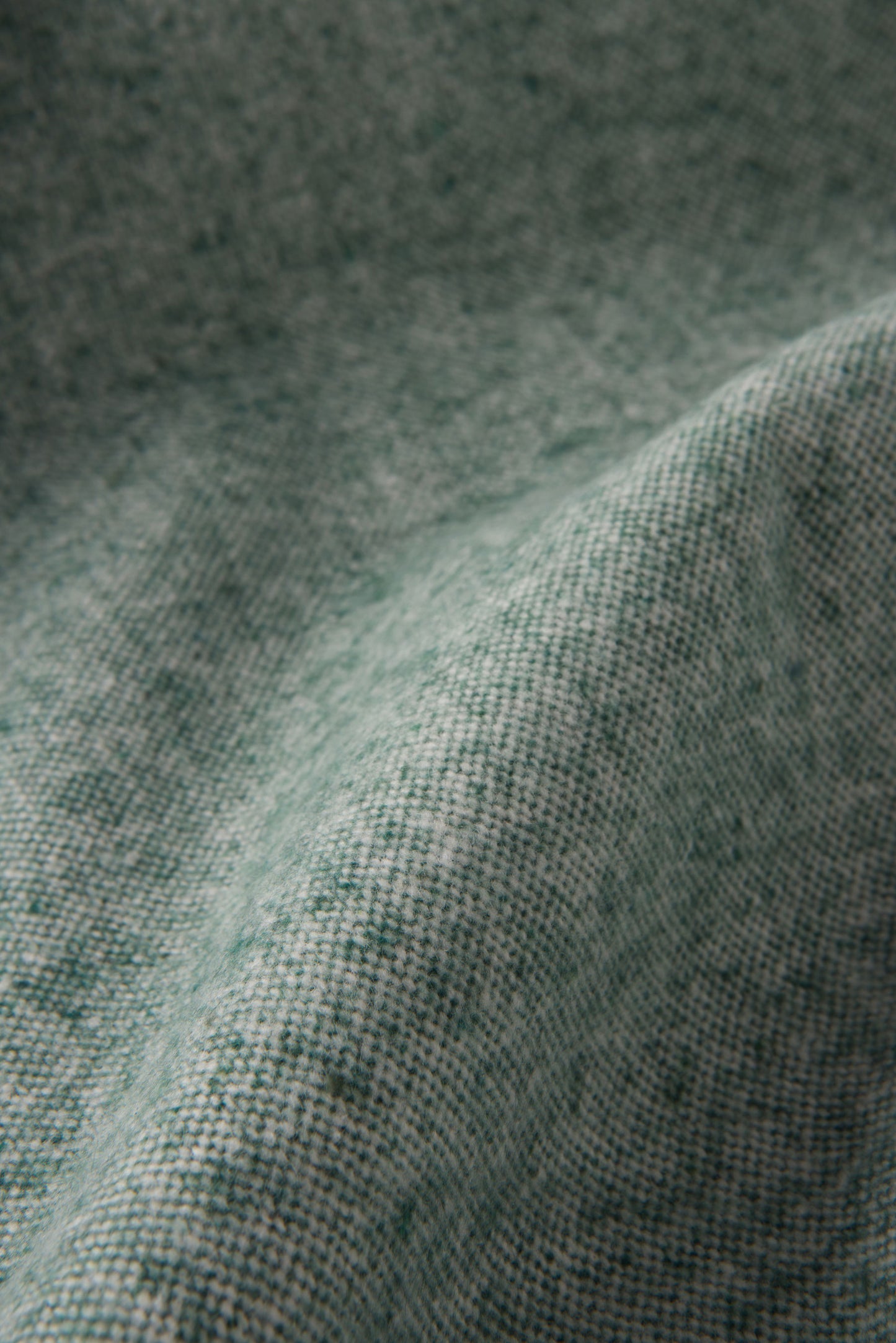 Jeté décoratif Linen vert bouteille
