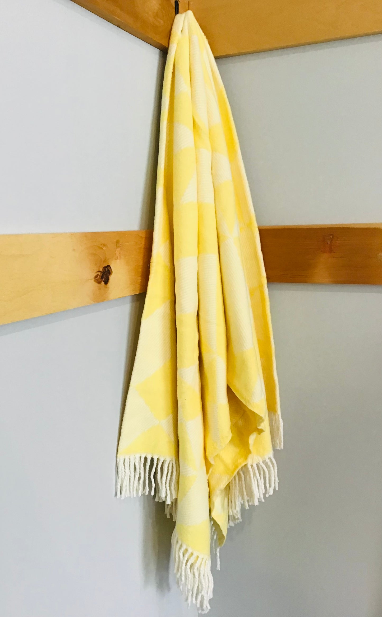 Jeté décoratif Milano jaune
