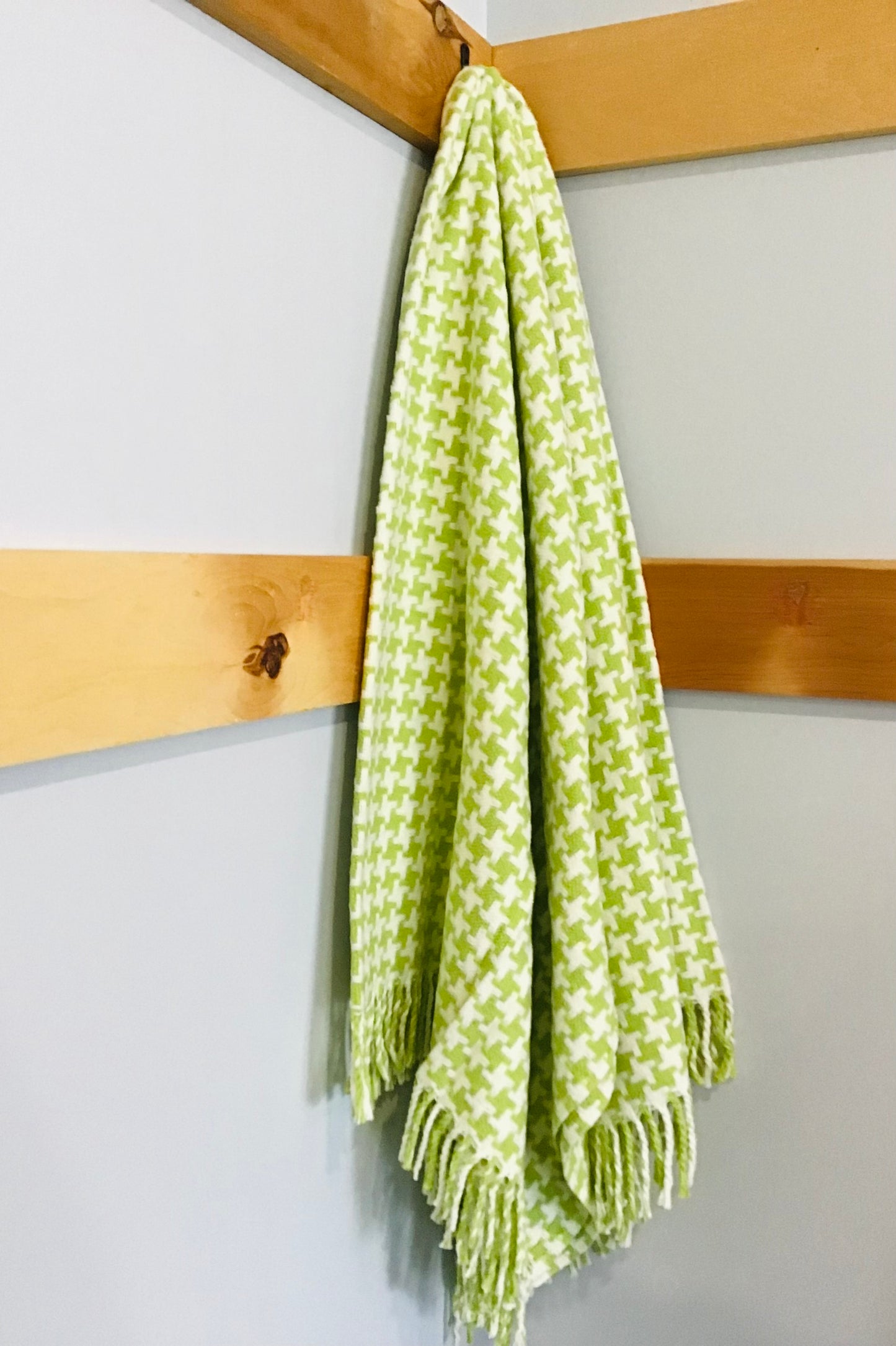 Jeté décoratif Pearls lime