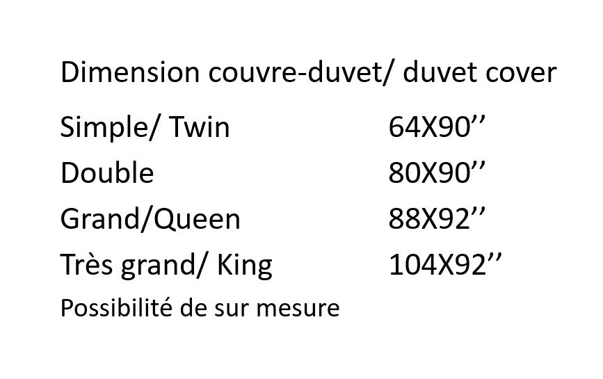 Housse de couette Alba (incluant un coussin décoratif)
