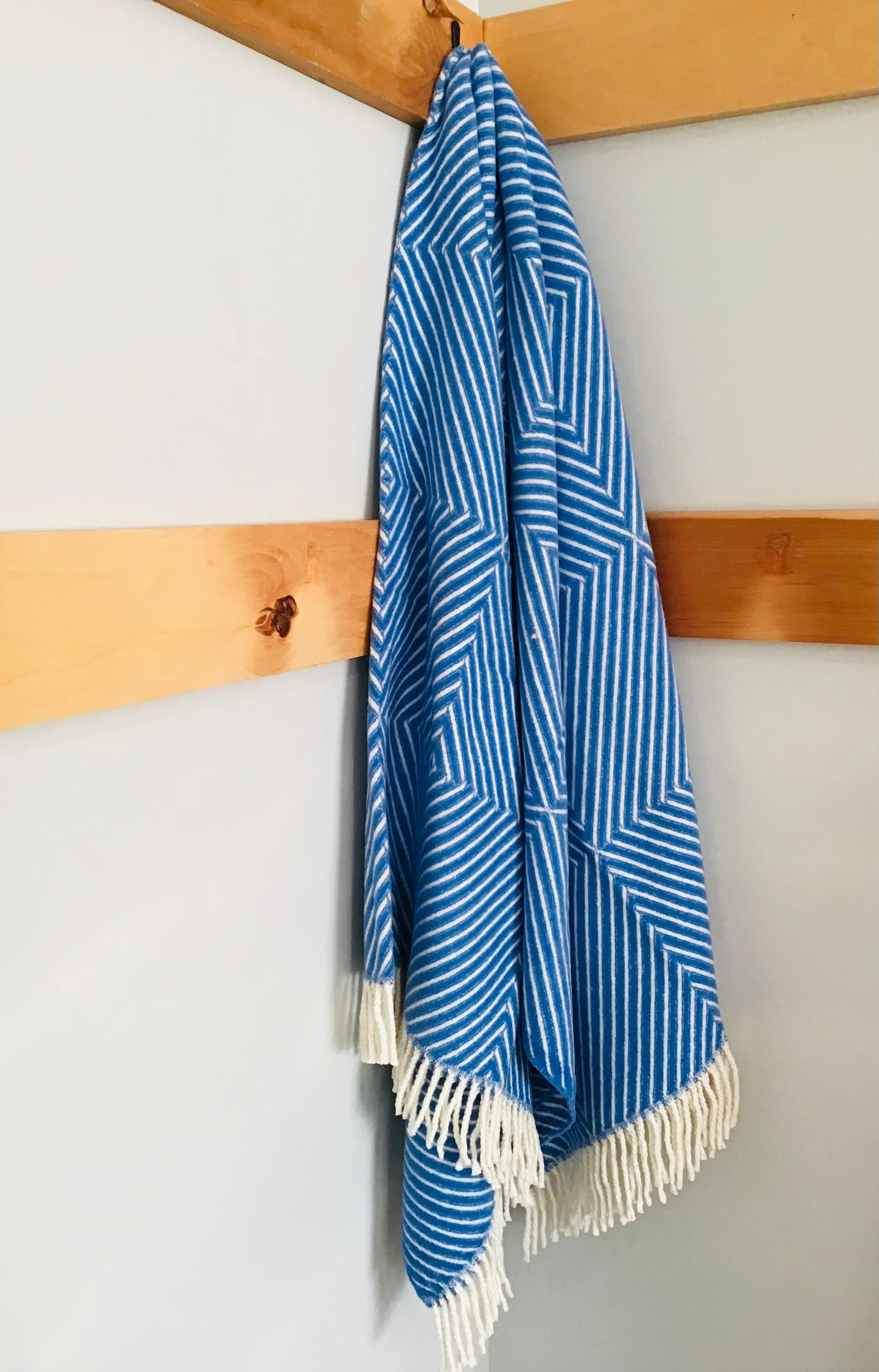 Jeté décoratif Tebas cobalt