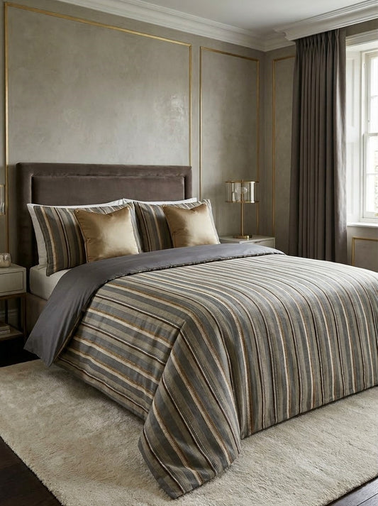 Housse de couette Oslo argent
