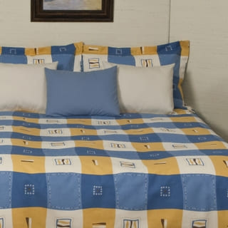 Housse de couette Ritmo bleu