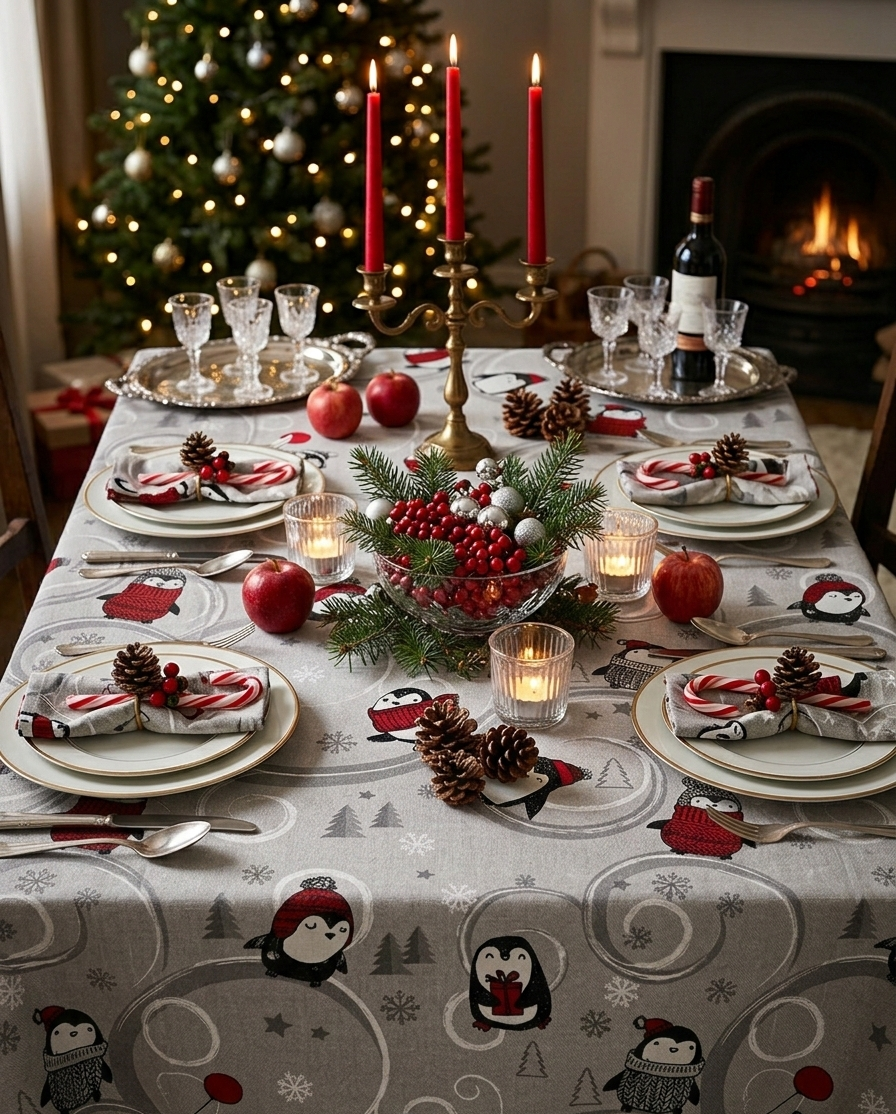 Nappe Pingouins # 524
