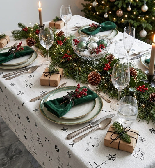 Nappe Sapins brillants # 528