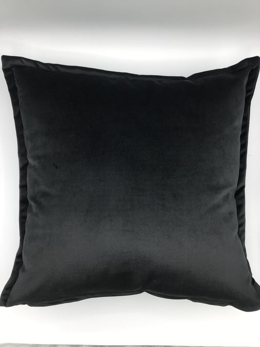Burgundy velvet cushion