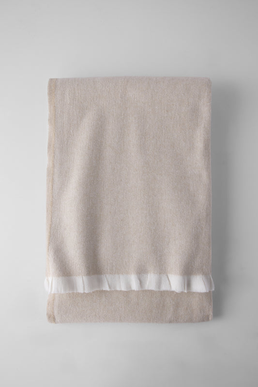 Jeté décoratif Linen Nougat