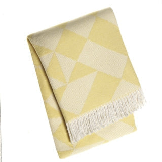 Jeté décoratif Milano jaune