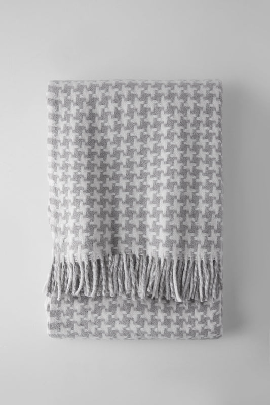 Jeté décoratif Pearls gris pâle