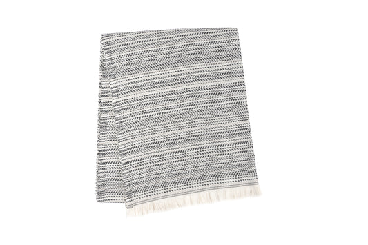 Jeté décoratif Toscana Summer plaid gris foncé