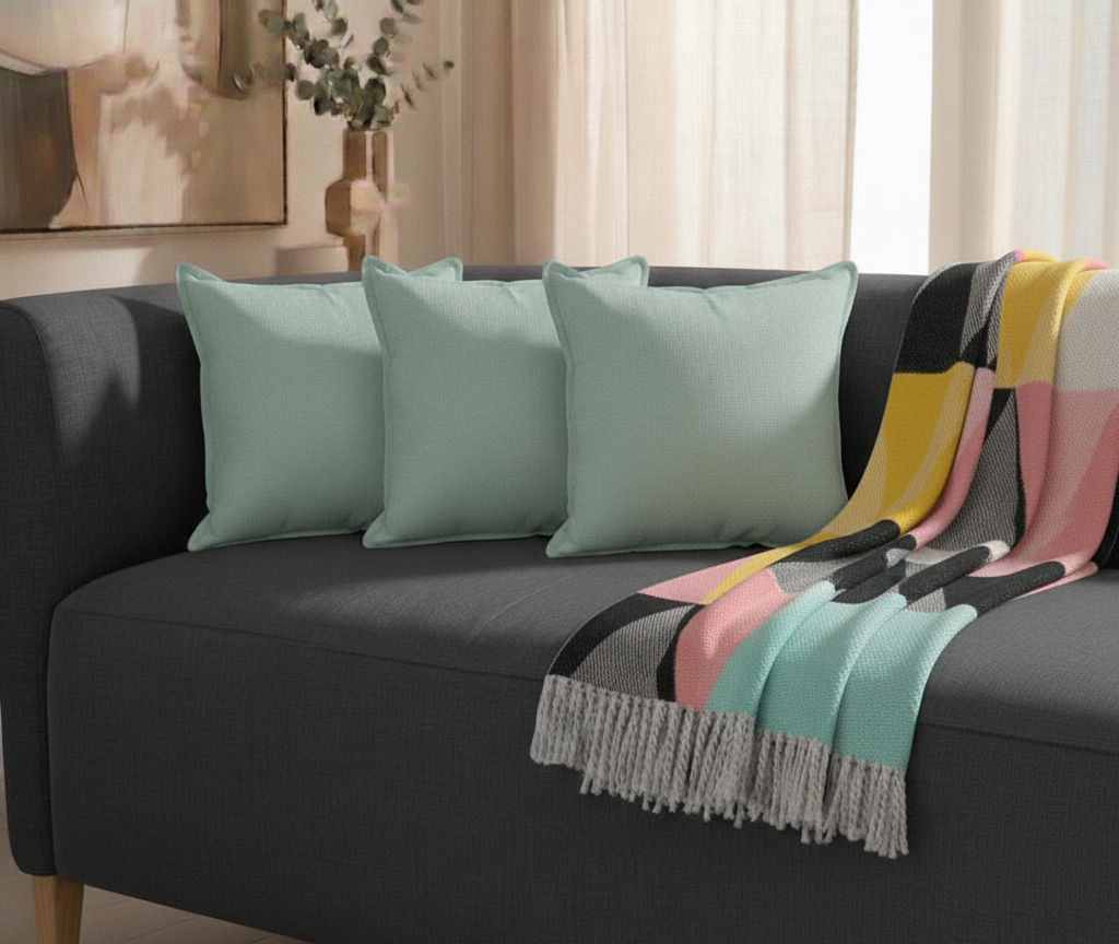 White Saphora cushion