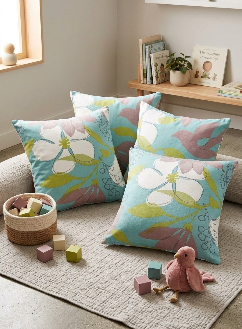 Coussin Valencia aqua