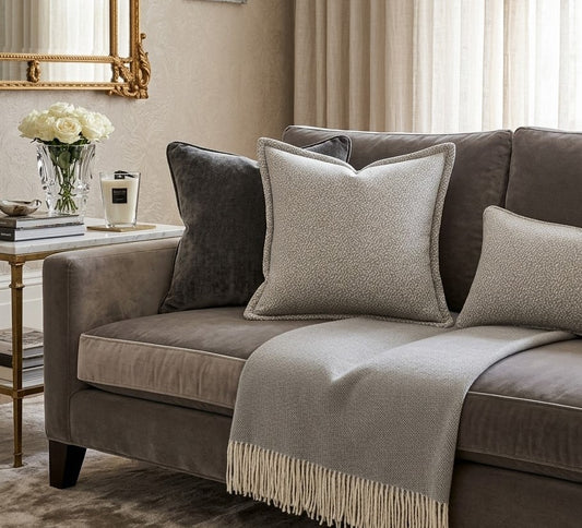 Coussin Brad gris