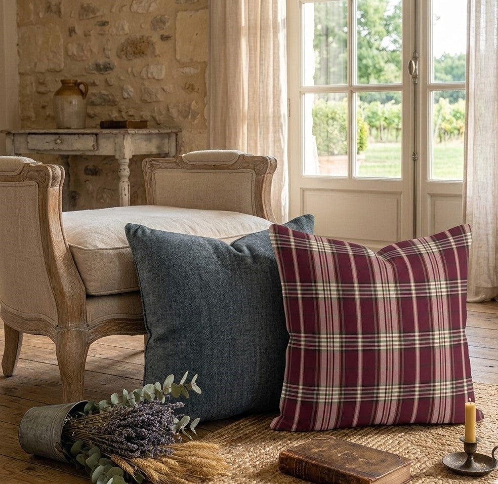 Coussin Tradition canneberge