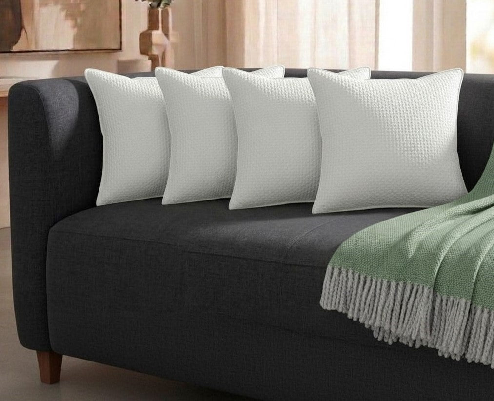 White Saphora cushion