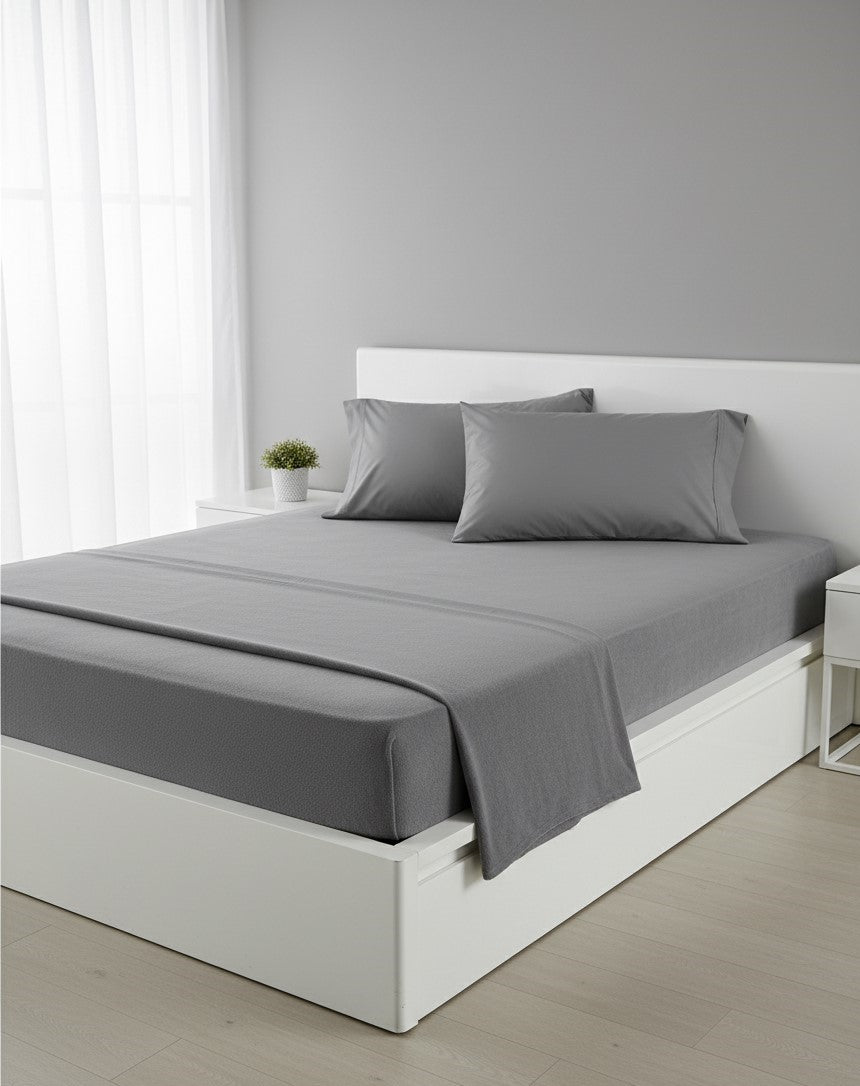 Draps confort gris foncé