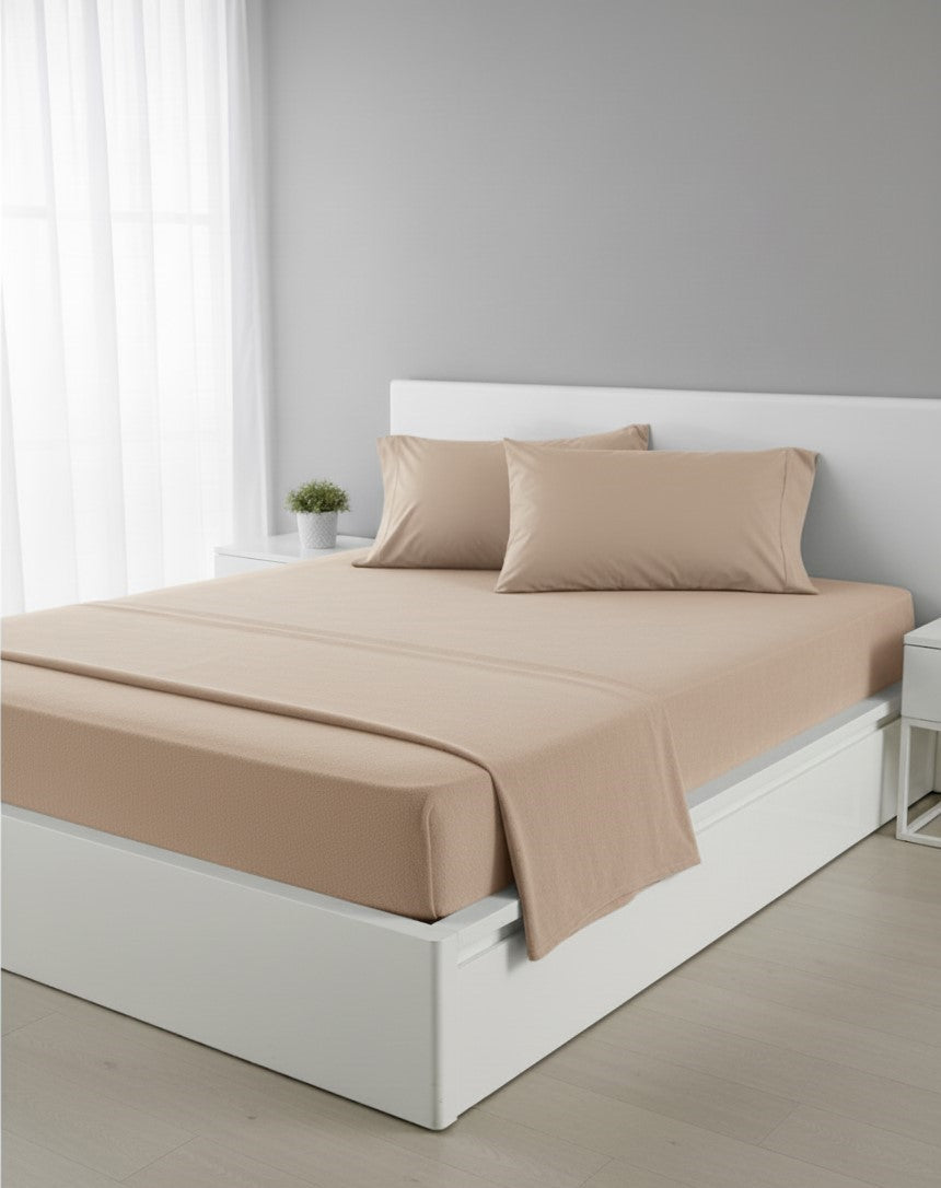 Draps confort beige