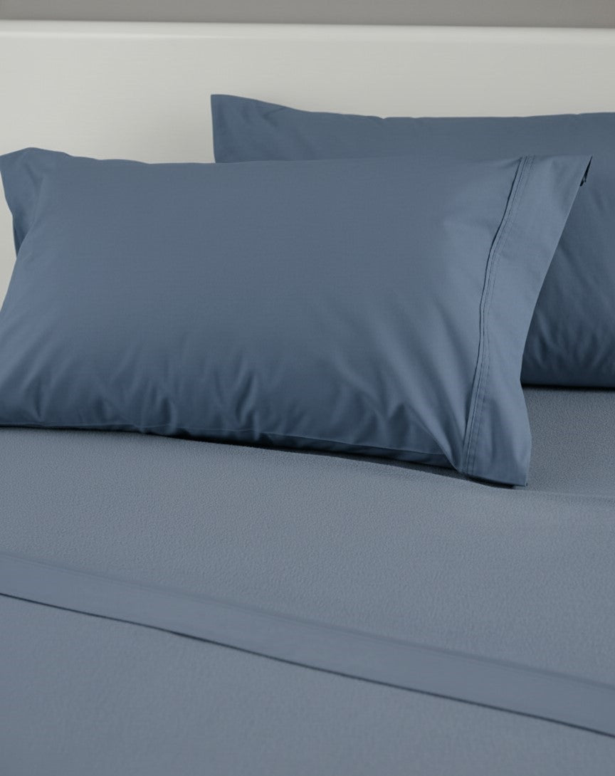 Draps confort bleu