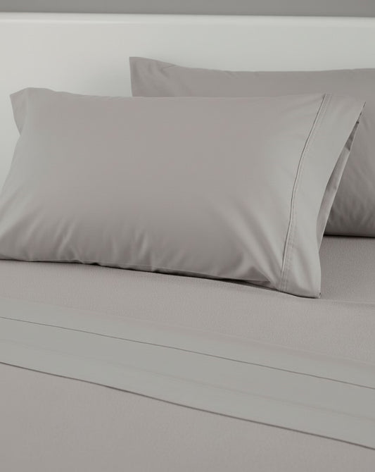 Draps confort gris pâle