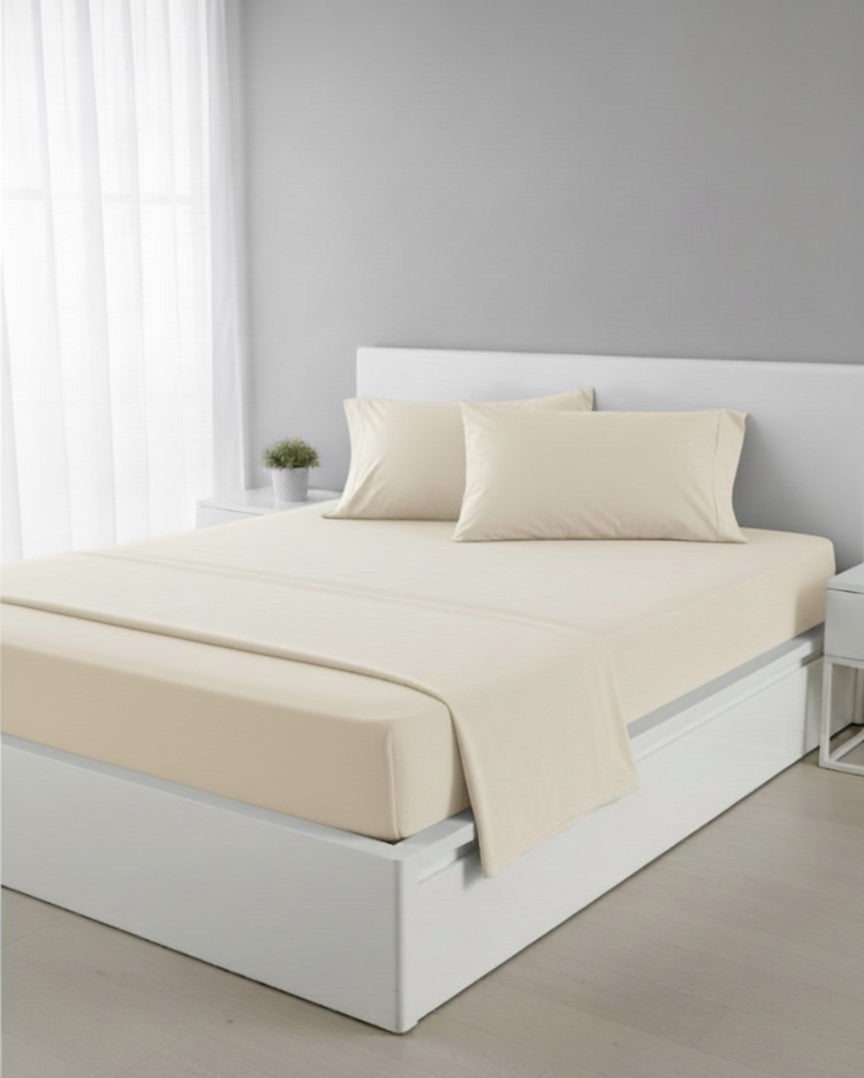 Draps confort ivoire