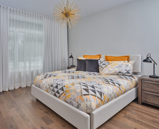 Housse de couette Iso jaune