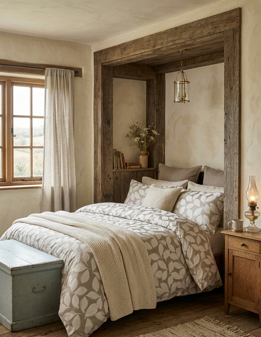 Housse de couette Lisa beige
