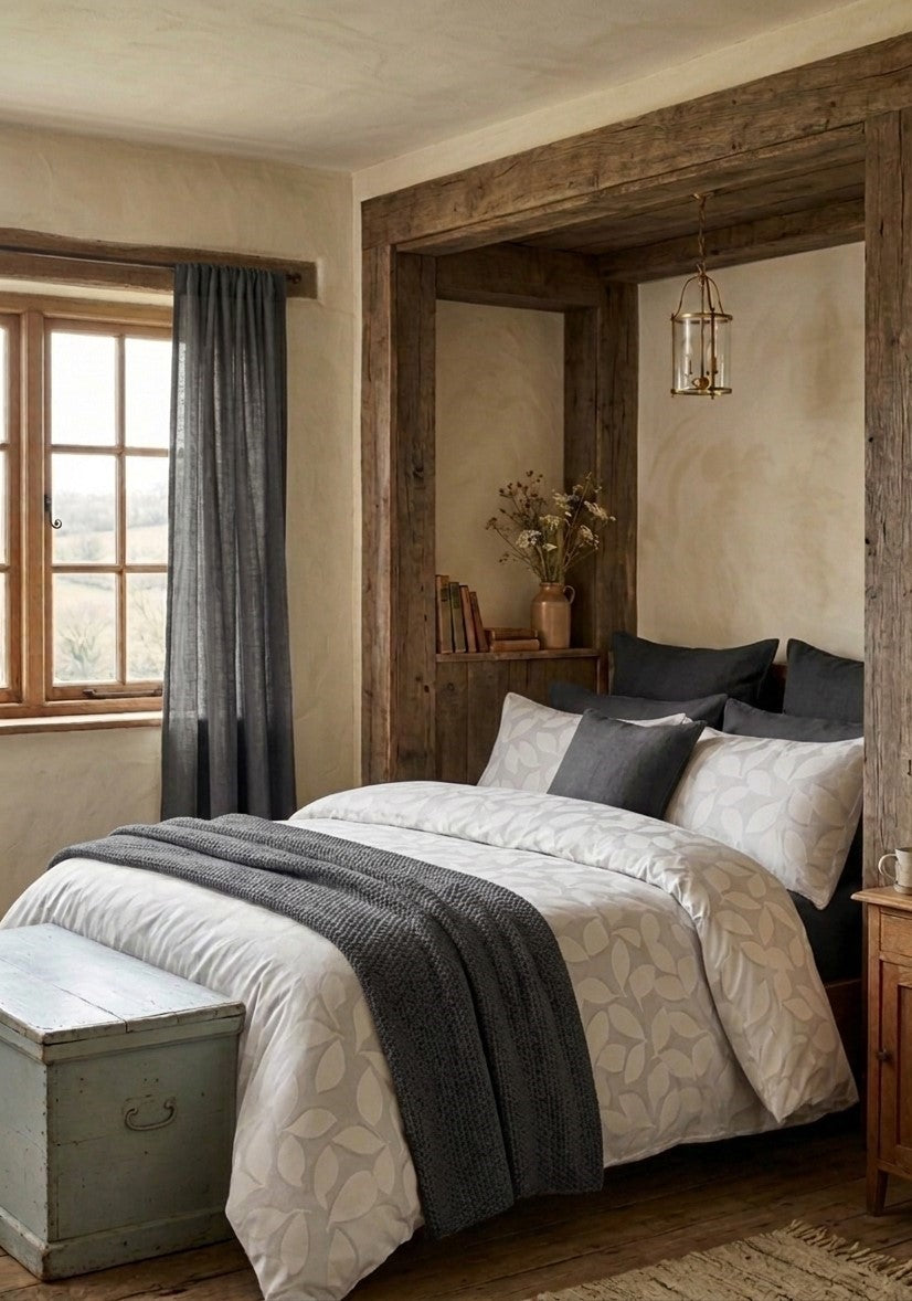 Housse de couette Lisa gris