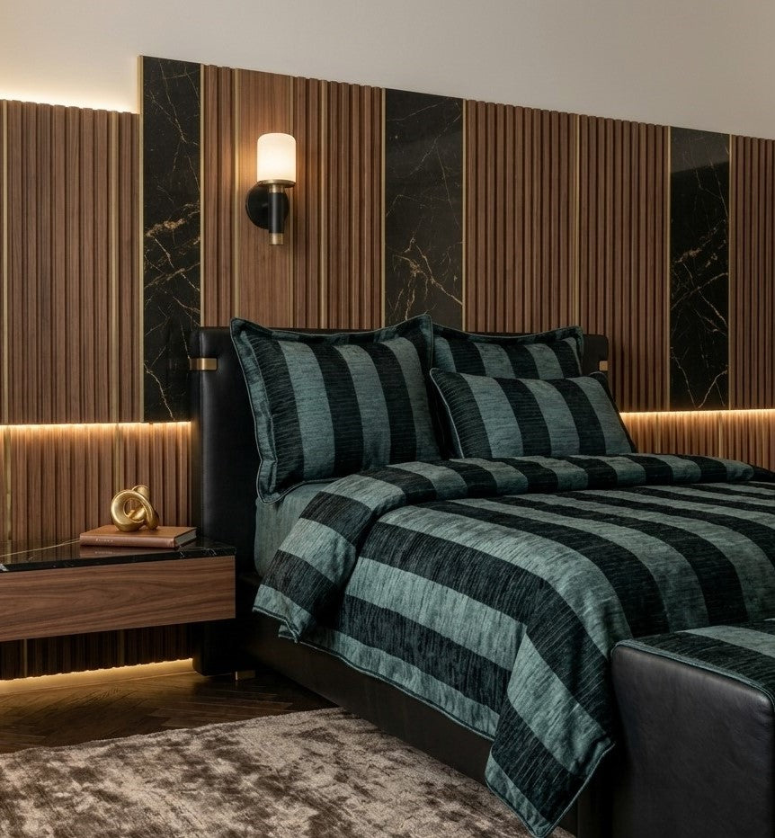 Madeira Teal Duvet Cover
