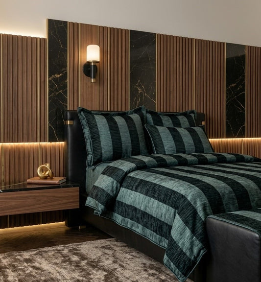 Housse de couette Madeira sarcelle