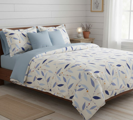 Housse de couette Martina lavande