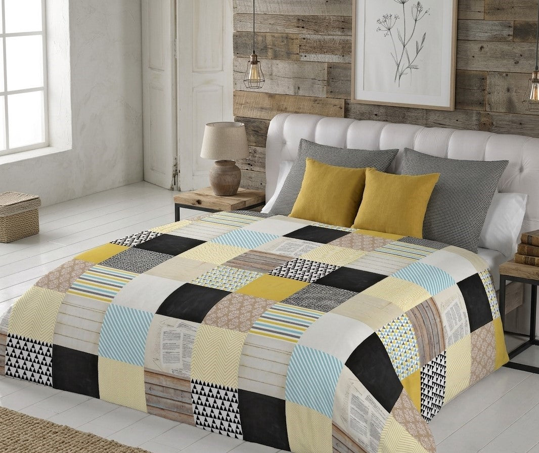 Patchwork duvet cover