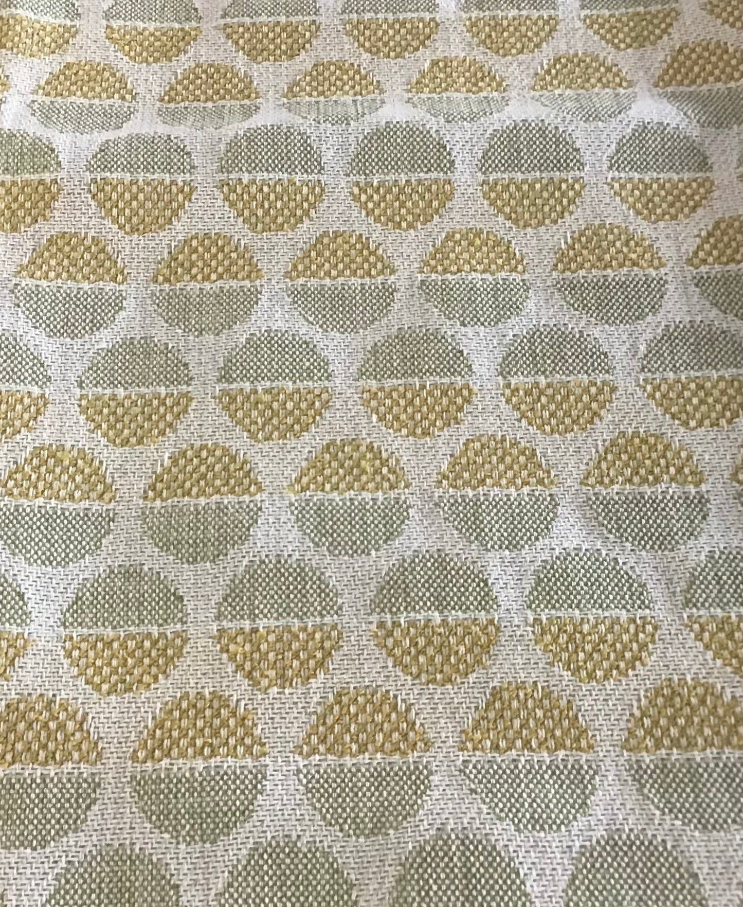 Coussin de chaise Phénix jaune-vert