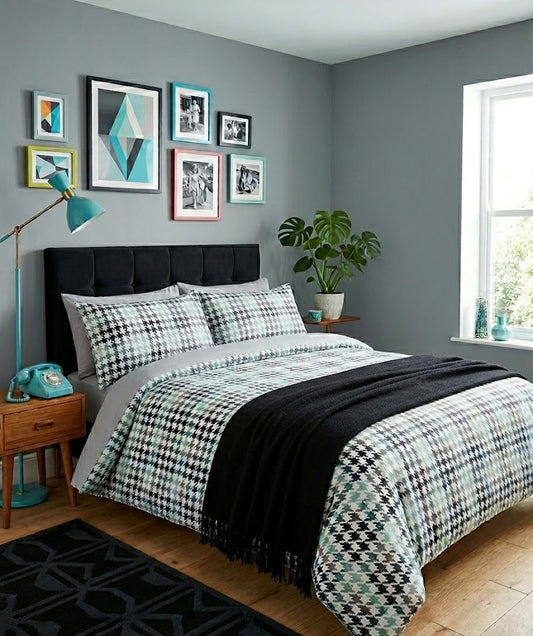 Housse de couette Pied de poule