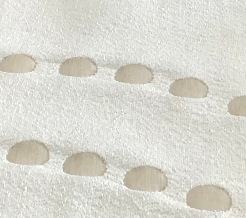 Beige Polka Reversible Bedspread