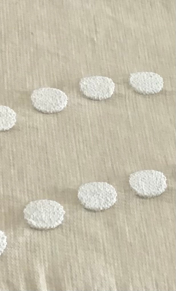 Beige Polka Reversible Bedspread