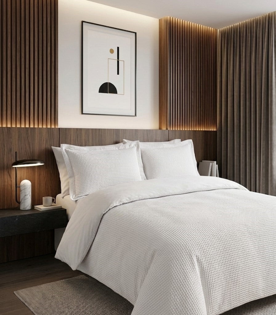 Saphora white duvet cover