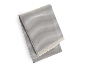 Jeté décoratif Petra Wave gris pâle